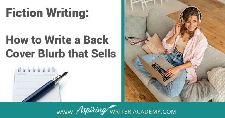 Fiction Writing How To Write A Back Cover Blurb That Sells Aspiring