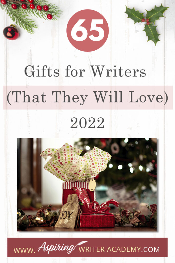 Are you struggling to find that perfect gift for the novelist in your life? You are in luck! We have gathered tons of ideas in one place and put together a list of 65 Gifts for Writers (That They Will Love) 2022. We hope that this post will help you find the perfect gift for writers, editors, and critique partners.