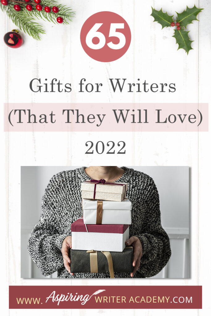 Are you struggling to find that perfect gift for the novelist in your life? You are in luck! We have gathered tons of ideas in one place and put together a list of 65 Gifts for Writers (That They Will Love) 2022. We hope that this post will help you find the perfect gift for writers, editors, and critique partners.