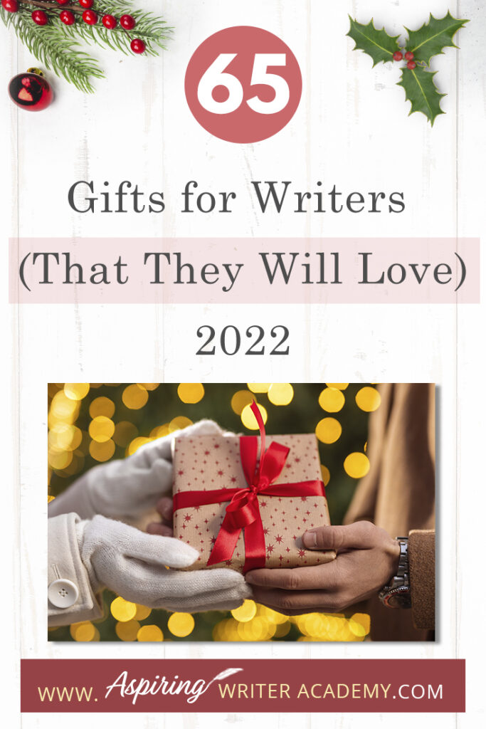 Are you struggling to find that perfect gift for the novelist in your life? You are in luck! We have gathered tons of ideas in one place and put together a list of 65 Gifts for Writers (That They Will Love) 2022. We hope that this post will help you find the perfect gift for writers, editors, and critique partners.