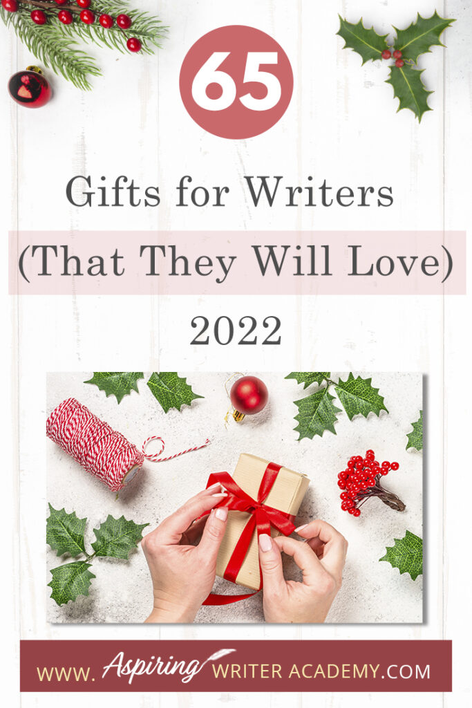 Are you struggling to find that perfect gift for the novelist in your life? You are in luck! We have gathered tons of ideas in one place and put together a list of 65 Gifts for Writers (That They Will Love) 2022. We hope that this post will help you find the perfect gift for writers, editors, and critique partners.