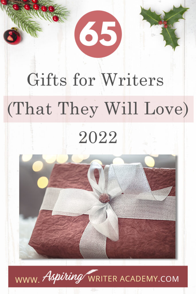 Are you struggling to find that perfect gift for the novelist in your life? You are in luck! We have gathered tons of ideas in one place and put together a list of 65 Gifts for Writers (That They Will Love) 2022. We hope that this post will help you find the perfect gift for writers, editors, and critique partners.