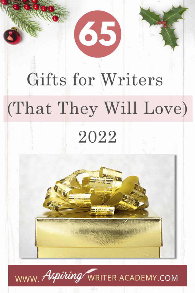 Are you struggling to find that perfect gift for the novelist in your life? You are in luck! We have gathered tons of ideas in one place and put together a list of 65 Gifts for Writers (That They Will Love) 2022. We hope that this post will help you find the perfect gift for writers, editors, and critique partners.