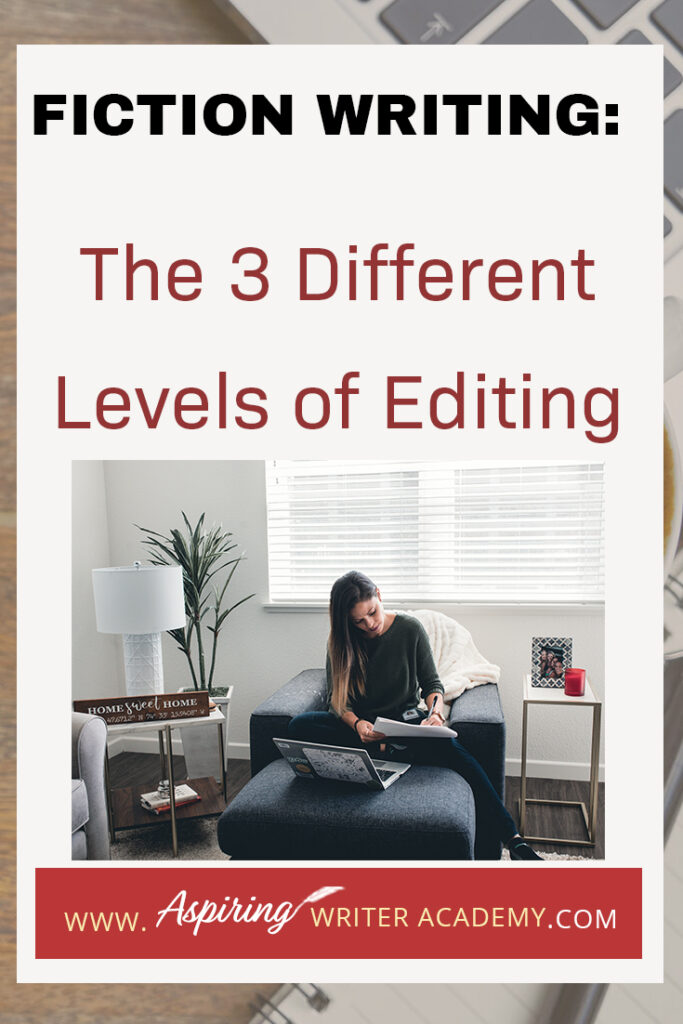 What is the best way to edit a manuscript? Do you even know where to start? Are you familiar with the difference between revisions, line edits, and copy edits? In our post, Fiction Writing: 3 Levels of Editing Your Story, we discuss the various phases of editing with checklists to help you get started so you can make your novel the best it can be!