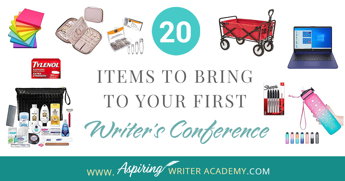 20 Items to Bring to Your First Writer's Conference - Aspiring Writer