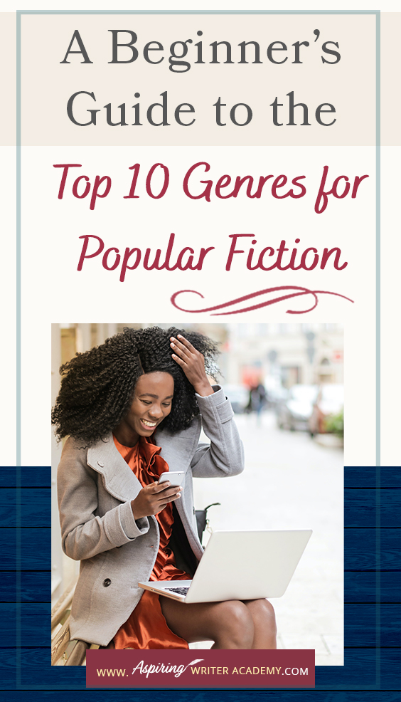 Would you like to write a book? Have you started writing but aren’t sure where your novel fits in the marketplace? If you are new to writing, you must first decide—What kind of story do you want to write? Thriller, fantasy, mystery, romance? Each genre (category) of fiction features different kinds of characters, setting, plot, and yes, even story resolutions. In A Beginner’s Guide to the Top 10 Genres for Popular Fiction, we help you decide what kind of story is best for you.