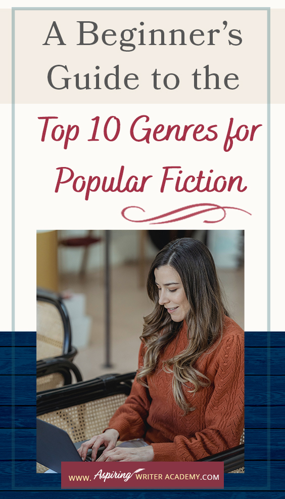 Would you like to write a book? Have you started writing but aren’t sure where your novel fits in the marketplace? If you are new to writing, you must first decide—What kind of story do you want to write? Thriller, fantasy, mystery, romance? Each genre (category) of fiction features different kinds of characters, setting, plot, and yes, even story resolutions. In A Beginner’s Guide to the Top 10 Genres for Popular Fiction, we help you decide what kind of story is best for you.