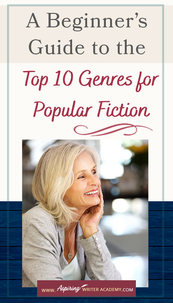 Would you like to write a book? Have you started writing but aren’t sure where your novel fits in the marketplace? If you are new to writing, you must first decide—What kind of story do you want to write? Thriller, fantasy, mystery, romance? Each genre (category) of fiction features different kinds of characters, setting, plot, and yes, even story resolutions. In A Beginner’s Guide to the Top 10 Genres for Popular Fiction, we help you decide what kind of story is best for you.