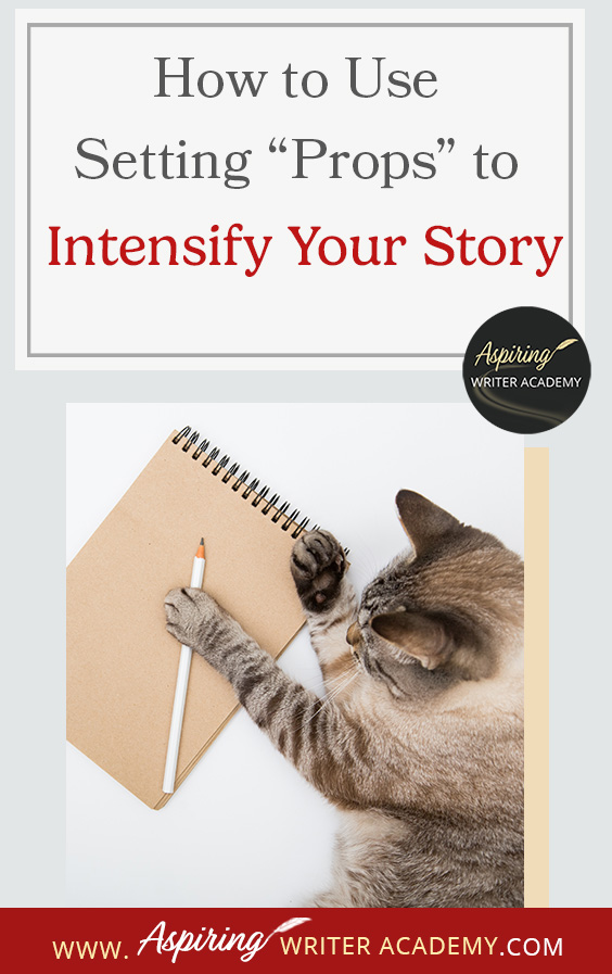 What exactly is a “prop” in a fictional story? How can you use props to spice up a particular scene or increase the conflict on the pages of your novel? In our post, How to Use Setting “Props” to Intensify Your Story, we discuss 3 ways you can use items in the setting to write vivid description, reveal character, and elevate the conflict.