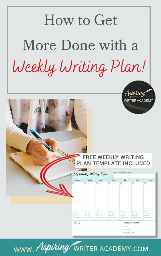 Do you schedule blocks of time to focus on writing your novel each week? Or is writing a hit or miss depending on your personal life? Does having a plan seem too rigid? Are you frustrated because you are not achieving the goals you set out to do weekly, in a month, 90 days, or a year? In How to Get More Done with a Weekly Writing Plan, we show you how to create a flexible plan to help you write more, track your progress, keep you accountable, and celebrate your success.