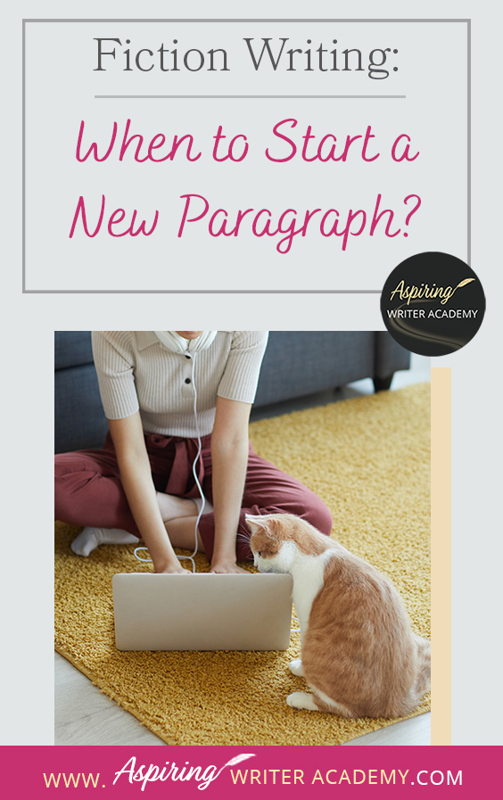 Do you know when to start a new paragraph in your fictional novel? Did you know that paragraphing can be different for popular fiction than if you are writing non-fiction, literary fiction, or a story for English composition class? That is because popular (or genre fiction) is designed to hook the reader and entertain, often by utilizing stylistic effects. In Fiction Writing: When to Start a New Paragraph? we discuss 10 times you should be indenting the text for maximum story impact.