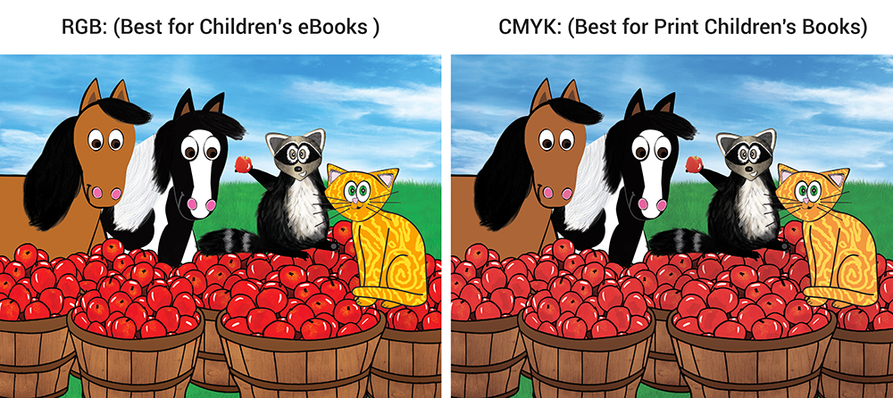 Why Does Choosing RGB or CMYK Matter for Children’s Book Illustrators?