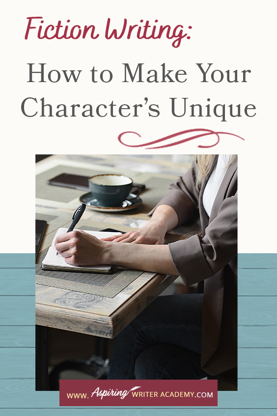 Do you struggle to create unique characters for your fictional novel? How do you let your reader know that your main character is a worthy hero? How do you reveal your character’s personality without telling or using dialogue? In Fiction Writing: How to Make Your Character’s Unique, we discuss the use of body language, clothing, transportation, food, drink, mannerisms, speech, physical markings, and scents & smells to help you create unique characters your readers will love.