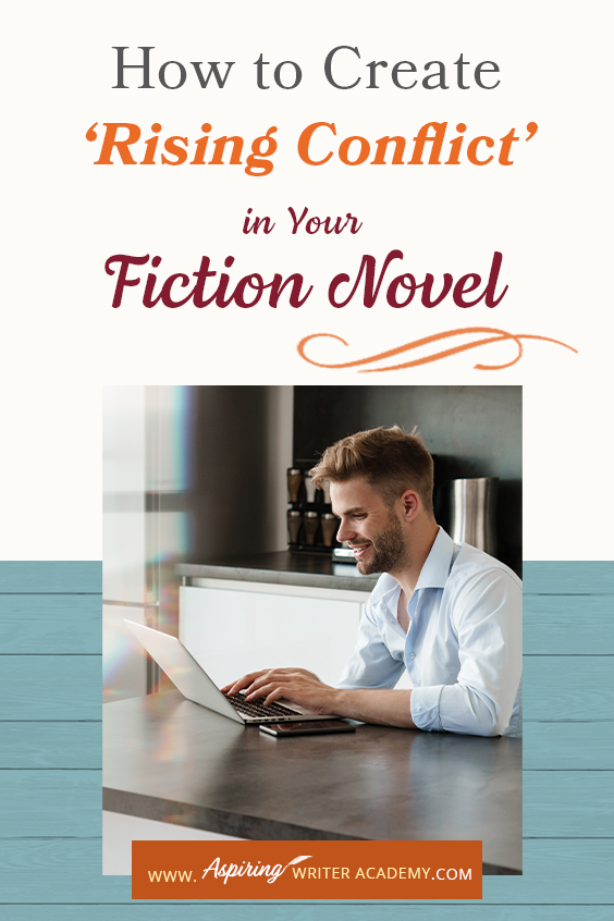 ‘Rising Conflict’ in a fictional novel adds tension, moves the story forward, and helps create character change. But what exactly is rising conflict? Does every book need conflict? And what is the difference between internal and external conflict? In How to Create ‘Rising Conflict’ in Your Fiction Novel, we address each of these questions and show you step-by-step how to create rising conflict at the scene and overall story level to write a riveting book your readers will love.