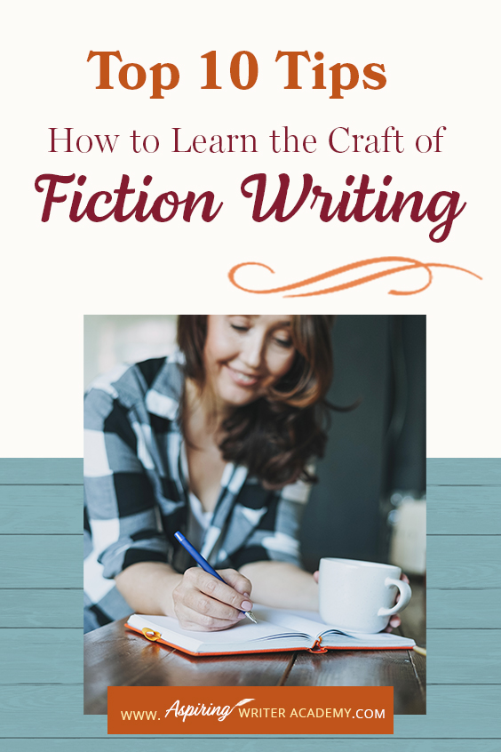 Where do you go to learn the craft of fiction writing? Many writers start a manuscript without any instruction only to lose their way halfway through the novel. Even more frustrating is going to a writer’s conference that focuses on publishing and marketing more than how to write your first book. In Top 10 Tips: How to Learn the Craft of Fiction Writing we give you links, resources, and valuable information to help you develop your skills and take your writing to the next level.