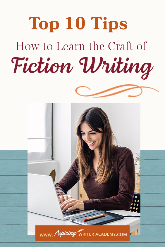 Where do you go to learn the craft of fiction writing? Many writers start a manuscript without any instruction only to lose their way halfway through the novel. Even more frustrating is going to a writer’s conference that focuses on publishing and marketing more than how to write your first book. In Top 10 Tips: How to Learn the Craft of Fiction Writing we give you links, resources, and valuable information to help you develop your skills and take your writing to the next level.