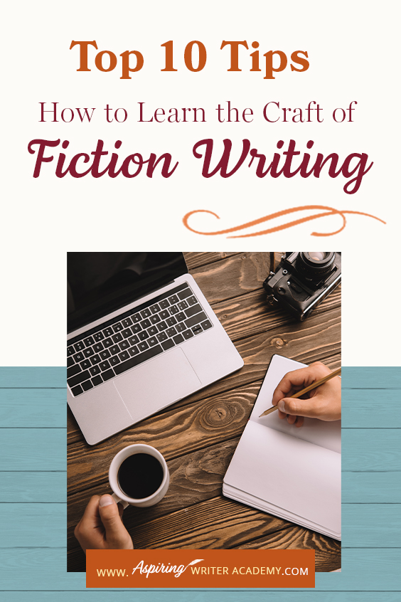 Where do you go to learn the craft of fiction writing? Many writers start a manuscript without any instruction only to lose their way halfway through the novel. Even more frustrating is going to a writer’s conference that focuses on publishing and marketing more than how to write your first book. In Top 10 Tips: How to Learn the Craft of Fiction Writing we give you links, resources, and valuable information to help you develop your skills and take your writing to the next level.