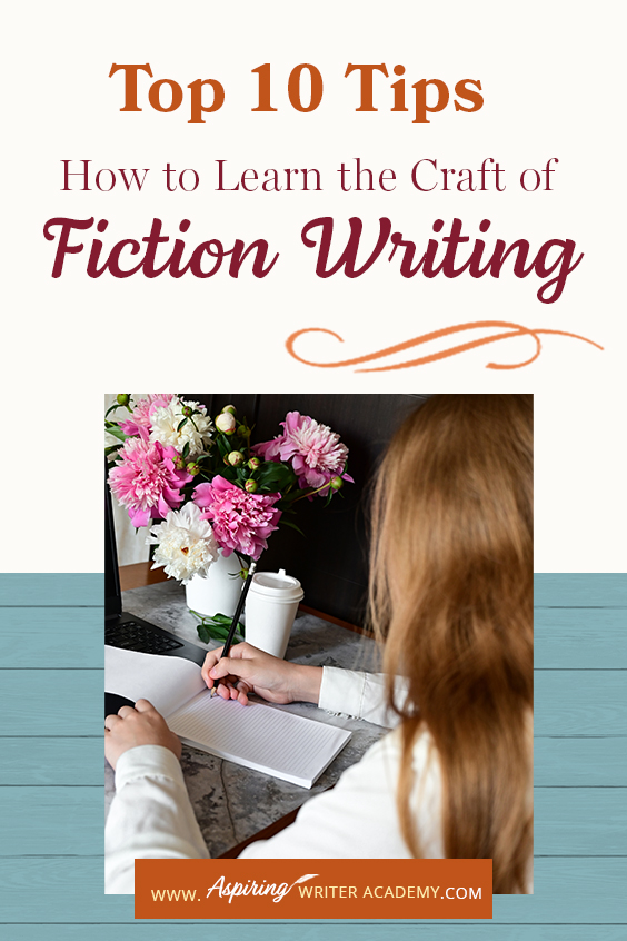 Where do you go to learn the craft of fiction writing? Many writers start a manuscript without any instruction only to lose their way halfway through the novel. Even more frustrating is going to a writer’s conference that focuses on publishing and marketing more than how to write your first book. In Top 10 Tips: How to Learn the Craft of Fiction Writing we give you links, resources, and valuable information to help you develop your skills and take your writing to the next level.