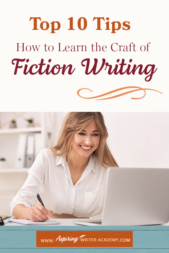 Where do you go to learn the craft of fiction writing? Many writers start a manuscript without any instruction only to lose their way halfway through the novel. Even more frustrating is going to a writer’s conference that focuses on publishing and marketing more than how to write your first book. In Top 10 Tips: How to Learn the Craft of Fiction Writing we give you links, resources, and valuable information to help you develop your skills and take your writing to the next level.