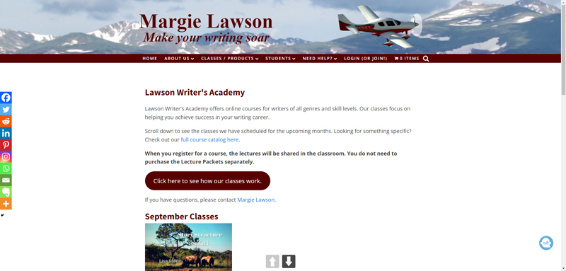 Take an Online Writing Course Margie Lawson’s Writer Academy