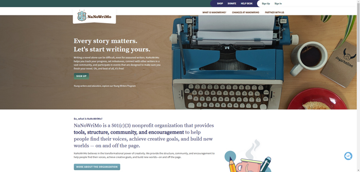 What is NaNoWriMo? NaNoWriMo, short for National Novel Writing Month, is an annual free challenge where writers aim to draft 50,000 words of a novel between November 1 and November 30.