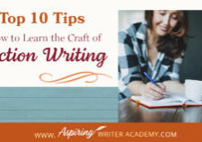 Where do you go to learn the craft of fiction writing? Many writers start a manuscript without any instruction only to lose their way halfway through the novel. Even more frustrating is going to a writer’s conference that focuses on publishing and marketing more than how to write your first book. In Top 10 Tips: How to Learn the Craft of Fiction Writing we give you links, resources, and valuable information to help you develop your skills and take your writing to the next level.